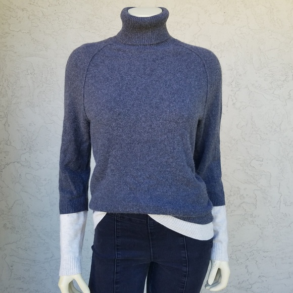 Magaschoni Sweaters - Magaschoni Layered Cashmere Turtleneck Sweater